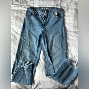 Abercrombie ankle straight jeans 12R